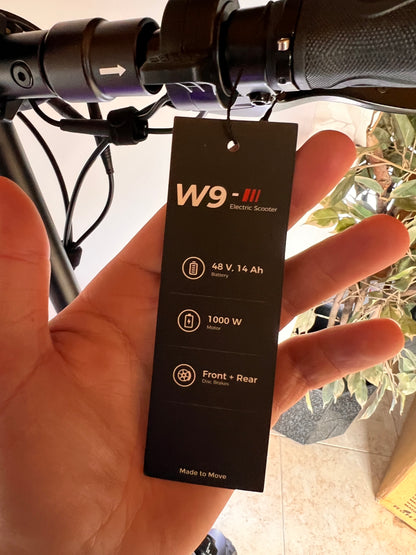 Scooter W9 1000W – Potencia, Autonomía y Máximo Confort